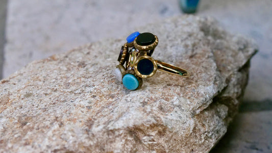antique colorful ring