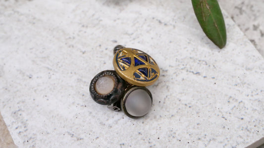 antique mini broach