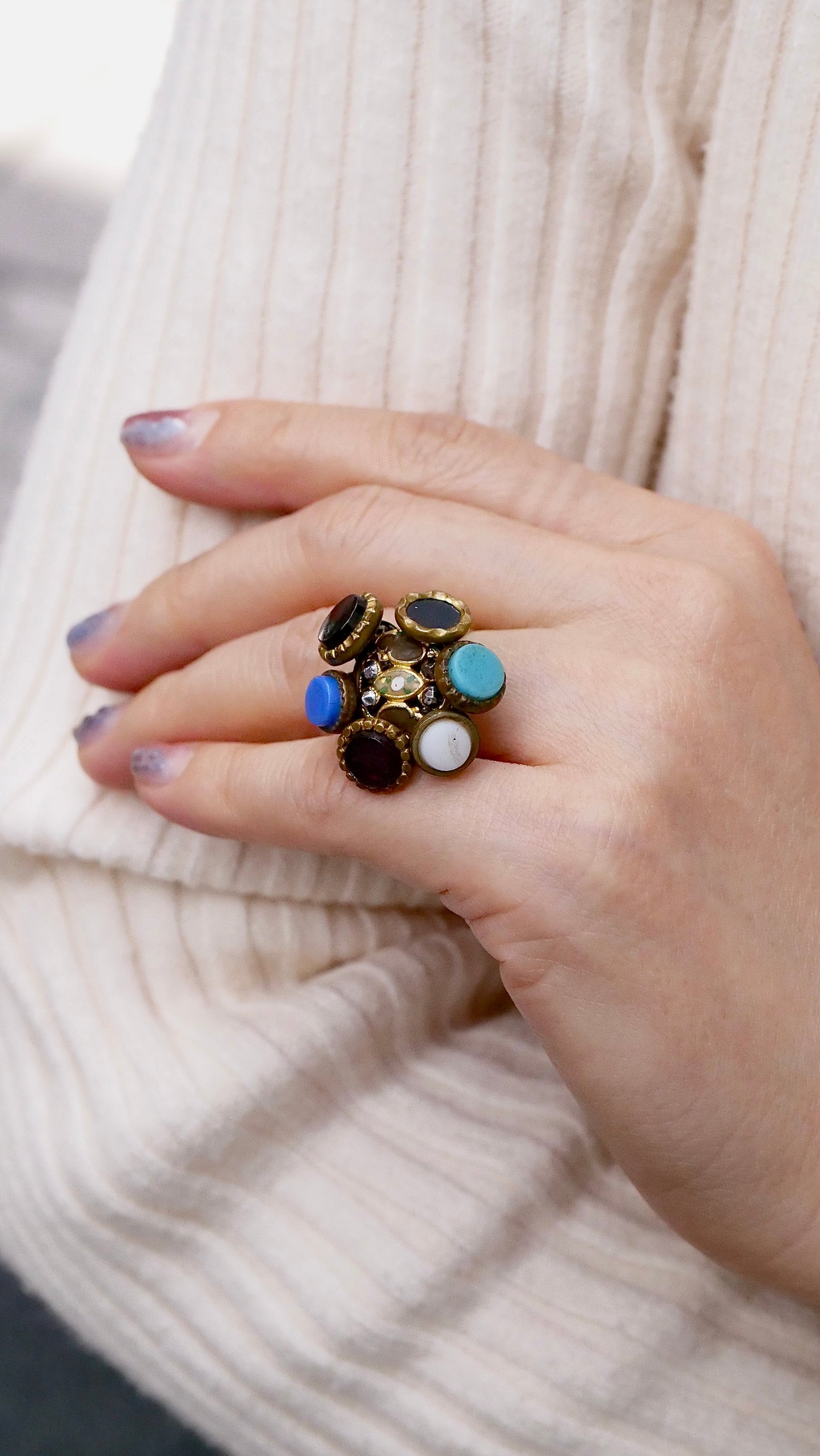antique colorful ring